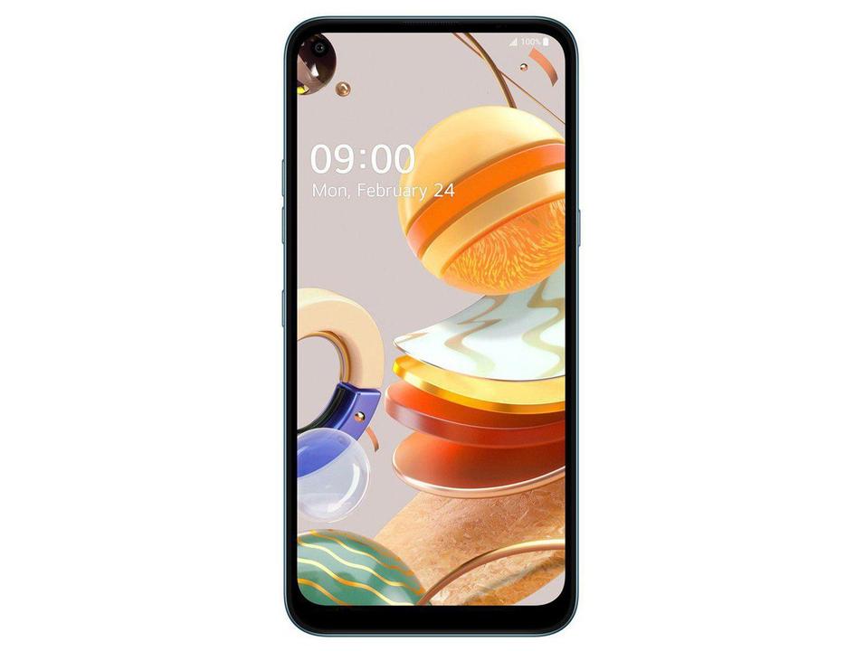 Smartphone LG K61 128GB Branco 4G Octa-Core - 4GB RAM 6,53” Câm. Quádrupla + Selfie 16M - 12