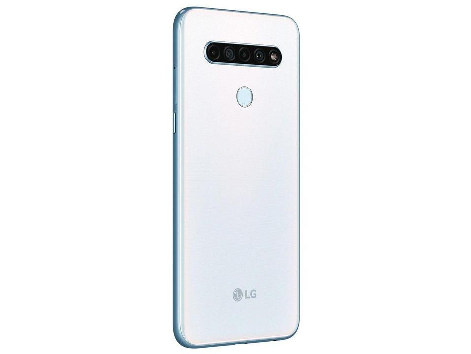 Smartphone LG K61 128GB Branco 4G Octa-Core - 4GB RAM 6,53” Câm. Quádrupla + Selfie 16M - 10