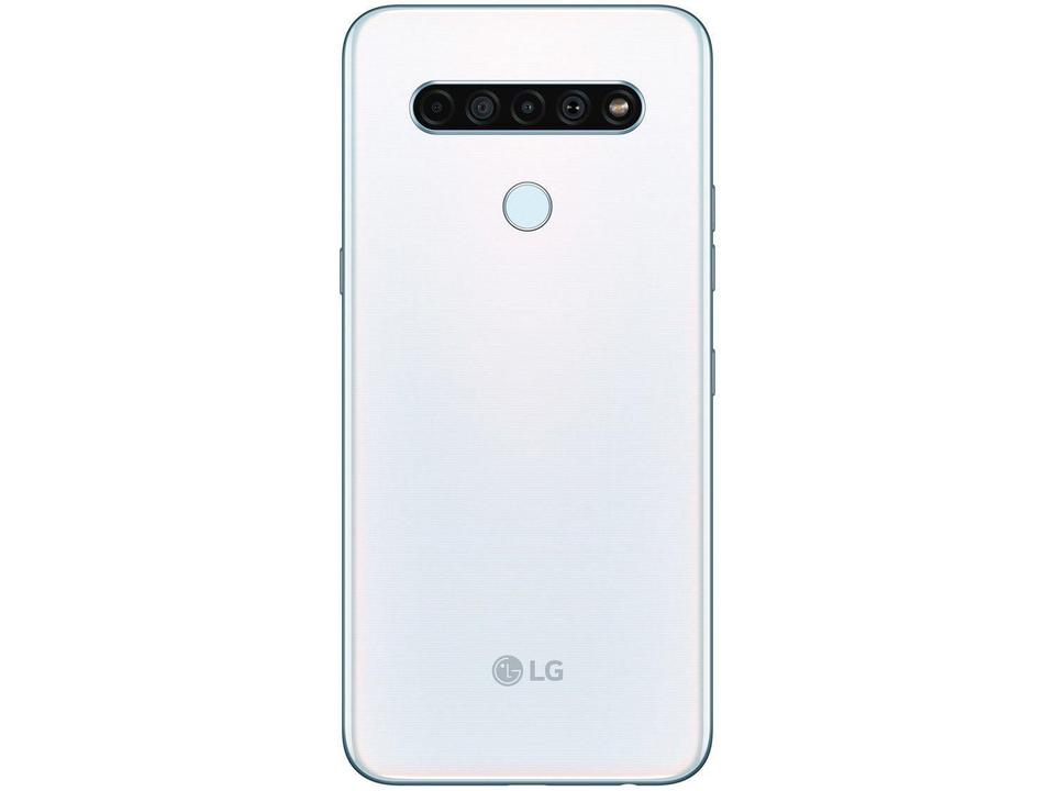 Smartphone LG K61 128GB Branco 4G Octa-Core - 4GB RAM 6,53” Câm. Quádrupla + Selfie 16MP - 8