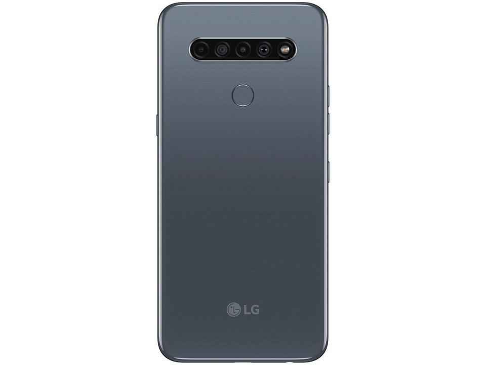 Smartphone LG K61 128GB Branco 4G Octa-Core - 4GB RAM 6,53” Câm. Quádrupla + Selfie 16MP - 7