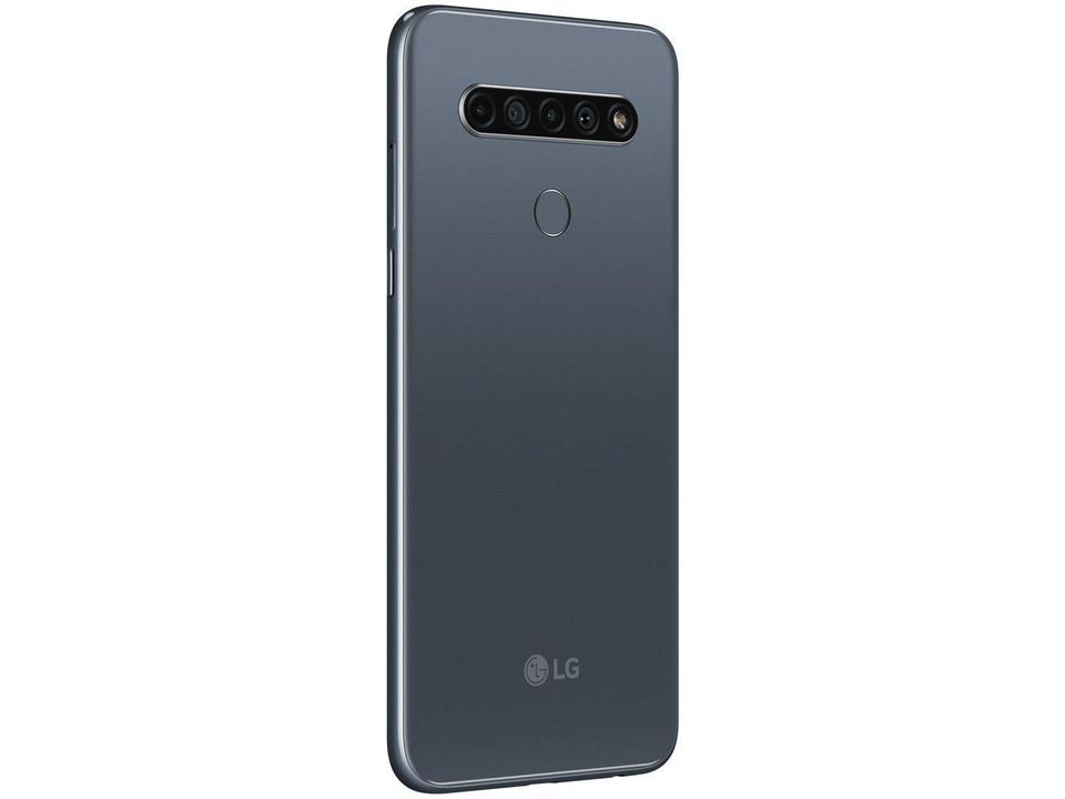 Smartphone LG K61 128GB Branco 4G Octa-Core - 4GB RAM 6,53” Câm. Quádrupla + Selfie 16MP - 8