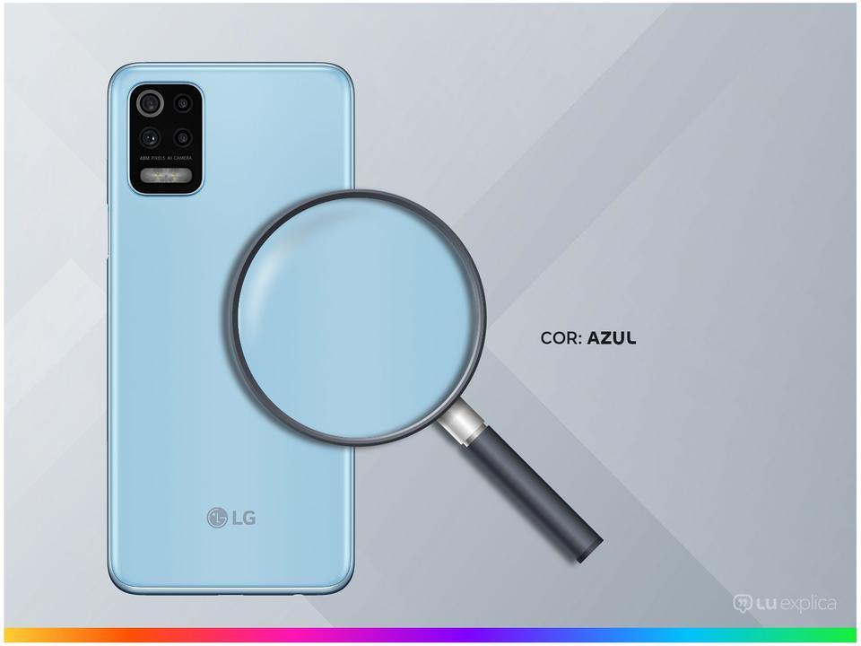 Smartphone LG K62+ 128GB Azul 4G Octa-Core 4GB RAM Tela 6,59” Câm. Quádrupla + Selfie 28MP Dual Chip - 2
