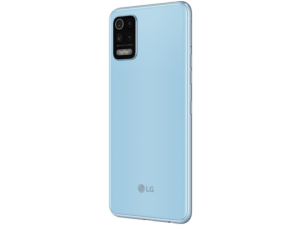 Smartphone LG K62+ 128GB Azul 4G Octa-Core 4GB RAM Tela 6,59” Câm. Quádrupla + Selfie 28MP Dual Chip - 8
