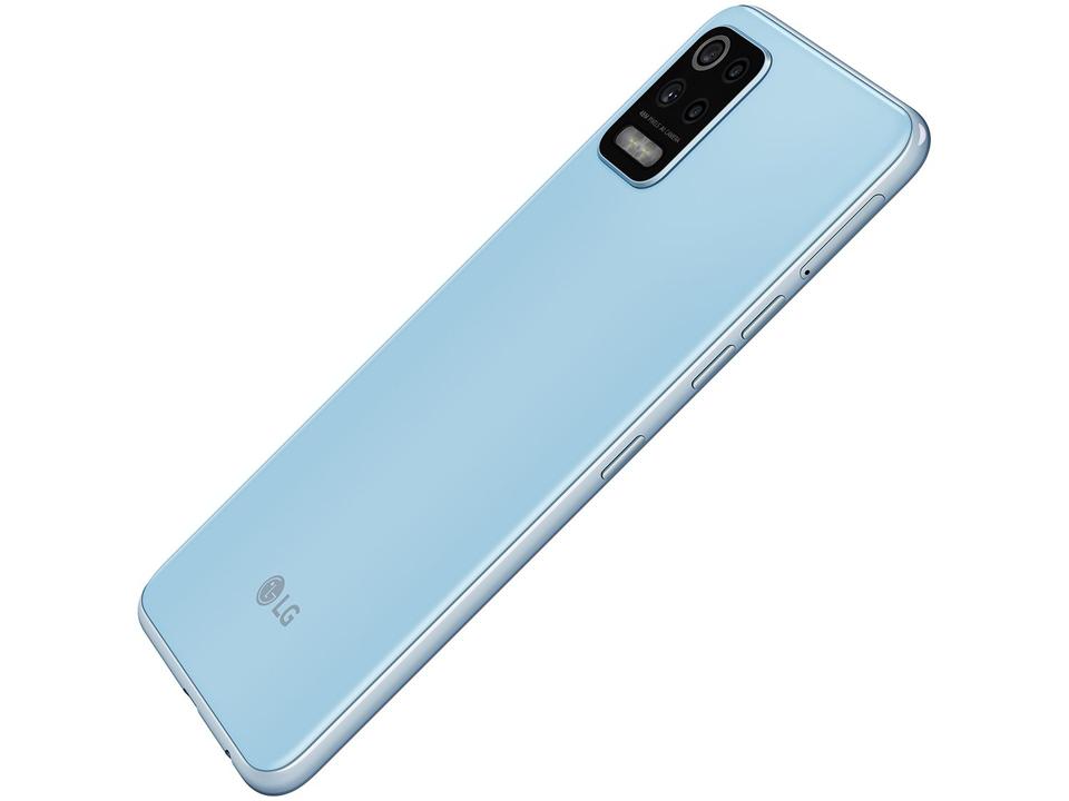 Smartphone LG K62+ 128GB Azul 4G Octa-Core 4GB RAM Tela 6,59” Câm. Quádrupla + Selfie 28MP Dual Chip - 17