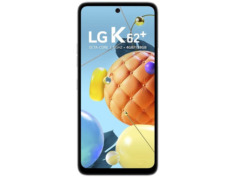 Smartphone LG K62+ 128GB Branco 4G Octa-Core - 4GB RAM Tela 6,59” Câm. Quádrupla + Selfie 28M - 6