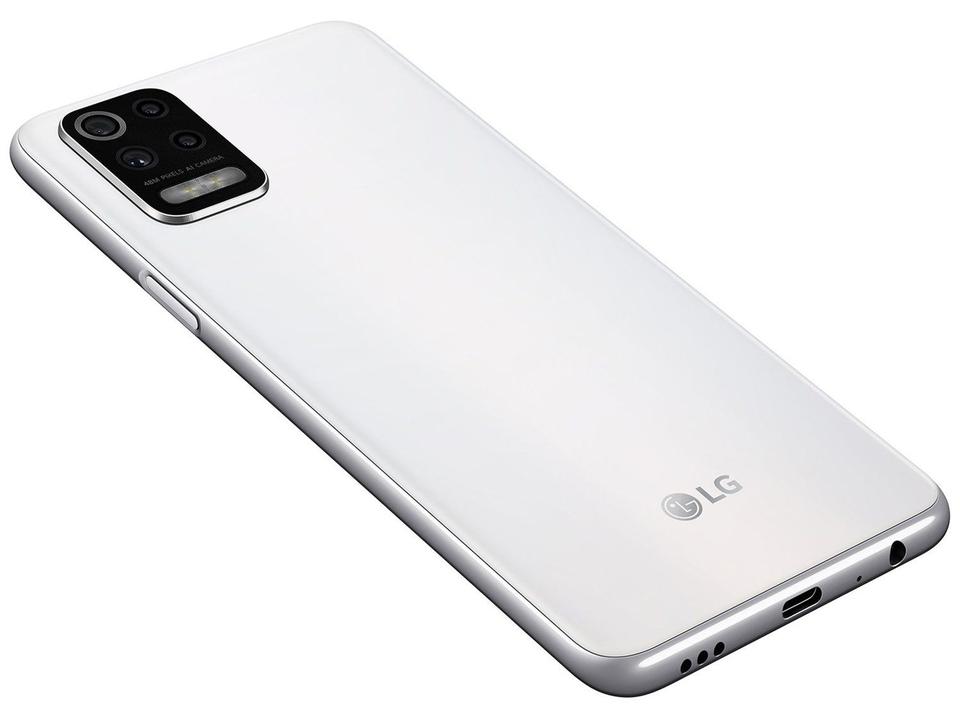 Smartphone LG K62+ 128GB Branco 4G Octa-Core - 4GB RAM Tela 6,59” Câm. Quádrupla + Selfie 28M - 16