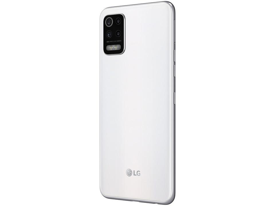 Smartphone LG K62+ 128GB Branco 4G Octa-Core - 4GB RAM Tela 6,59” Câm. Quádrupla + Selfie 28MP - 8