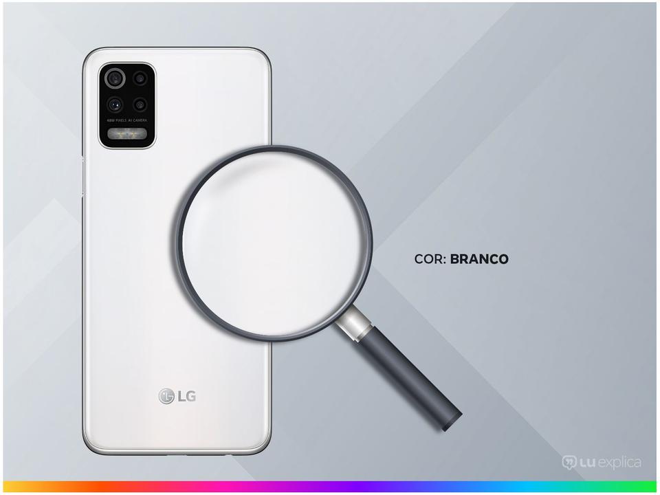 Smartphone LG K62+ 128GB Branco 4G Octa-Core - 4GB RAM Tela 6,59” Câm. Quádrupla + Selfie 28MP - 2