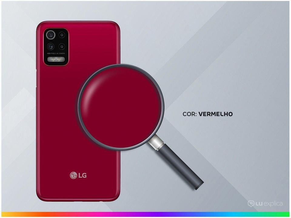 Smartphone LG K62 64GB Vermelho 4G Octa-Core - 4GB RAM Tela 6,59” Câm. Quádrupla + Selfie 13M - 2