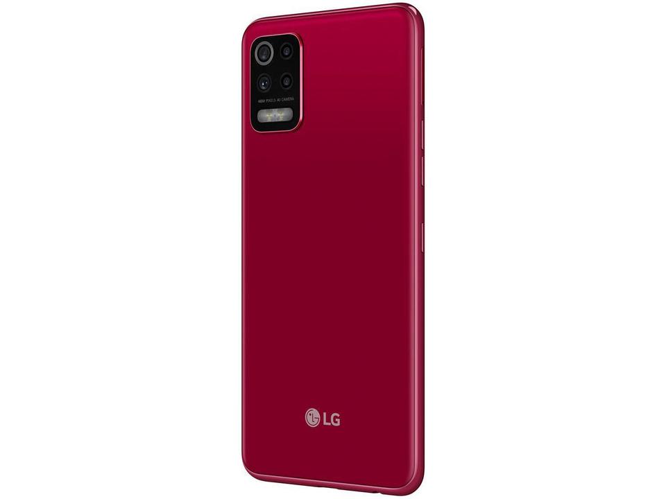 Smartphone LG K62 64GB Vermelho 4G Octa-Core - 4GB RAM Tela 6,59” Câm. Quádrupla + Selfie 13MP - 9