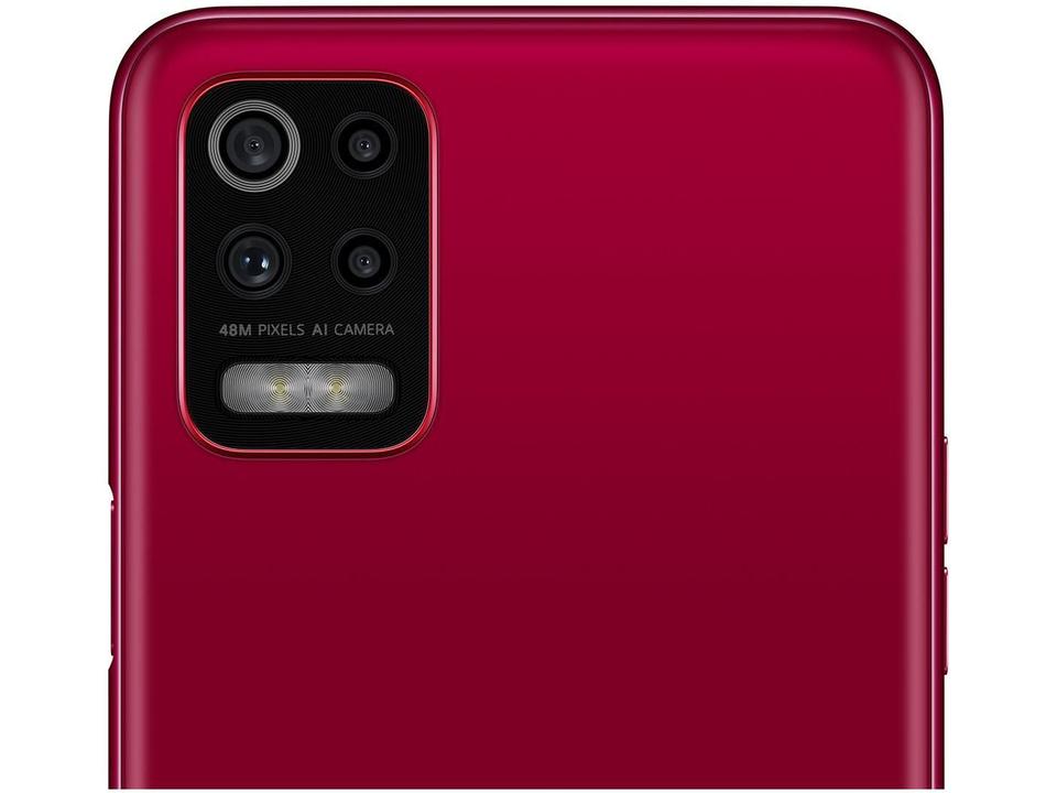 Smartphone LG K62 64GB Vermelho 4G Octa-Core - 4GB RAM Tela 6,59” Câm. Quádrupla + Selfie 13MP - 19
