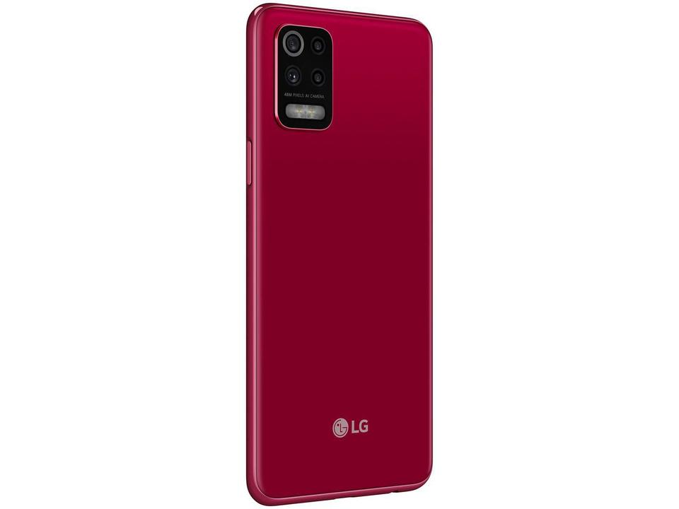 Smartphone LG K62 64GB Vermelho 4G Octa-Core - 4GB RAM Tela 6,59” Câm. Quádrupla + Selfie 13MP - 11
