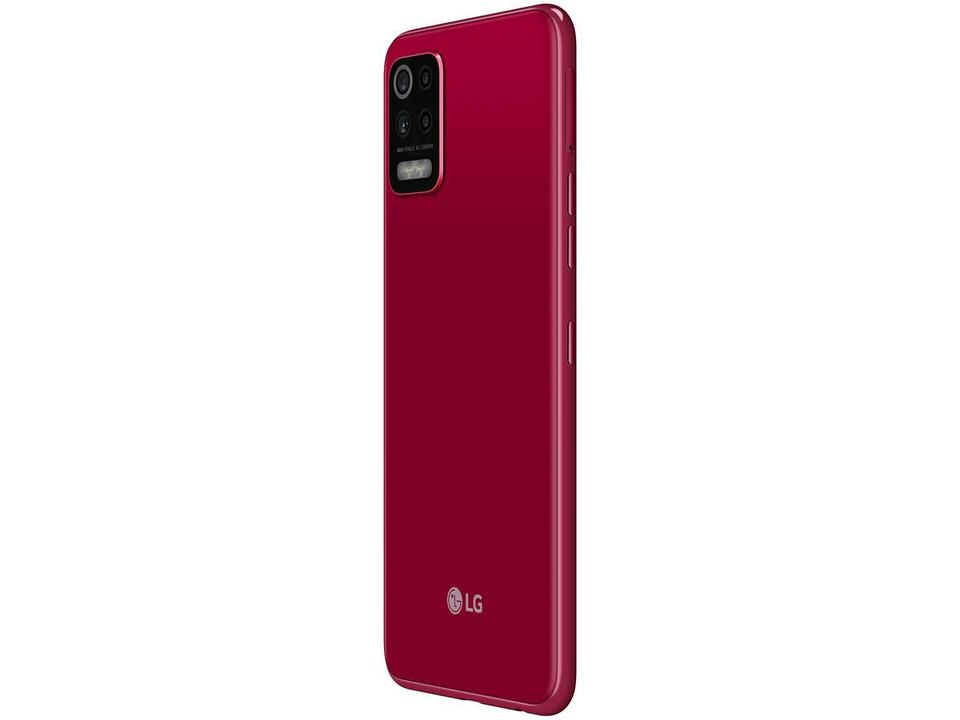 Smartphone LG K62 64GB Vermelho 4G Octa-Core - 4GB RAM Tela 6,59” Câm. Quádrupla + Selfie 13MP - 8
