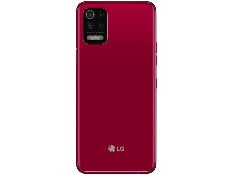 Smartphone LG K62 64GB Vermelho 4G Octa-Core - 4GB RAM Tela 6,59” Câm. Quádrupla + Selfie 13MP - 10