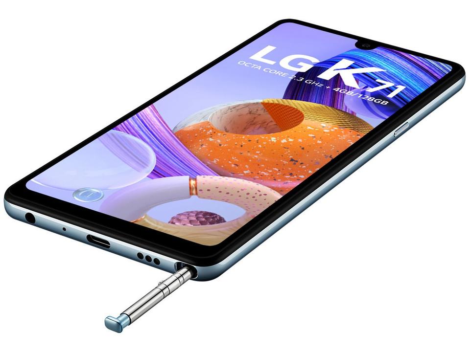 Smartphone LG K71 128GB White 4G Octa-Core - 8