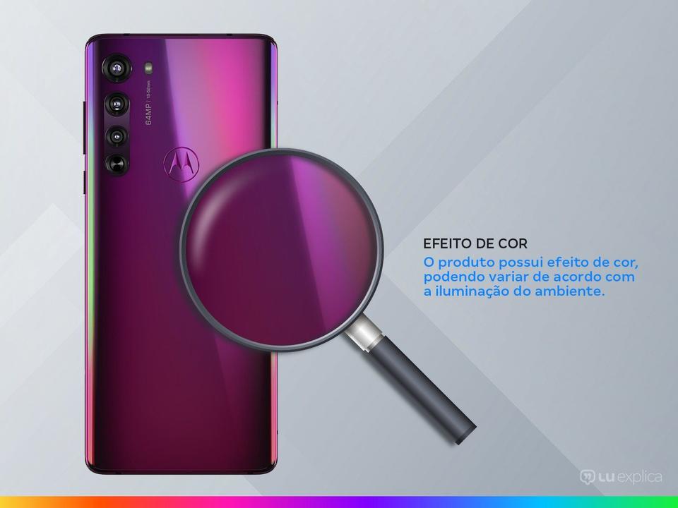 Smartphone Motorola Edge 128GB Midnight Red 5G - 6GB RAM Tela 6,7” Câm. Quádrupla + Selfie 25M - 2