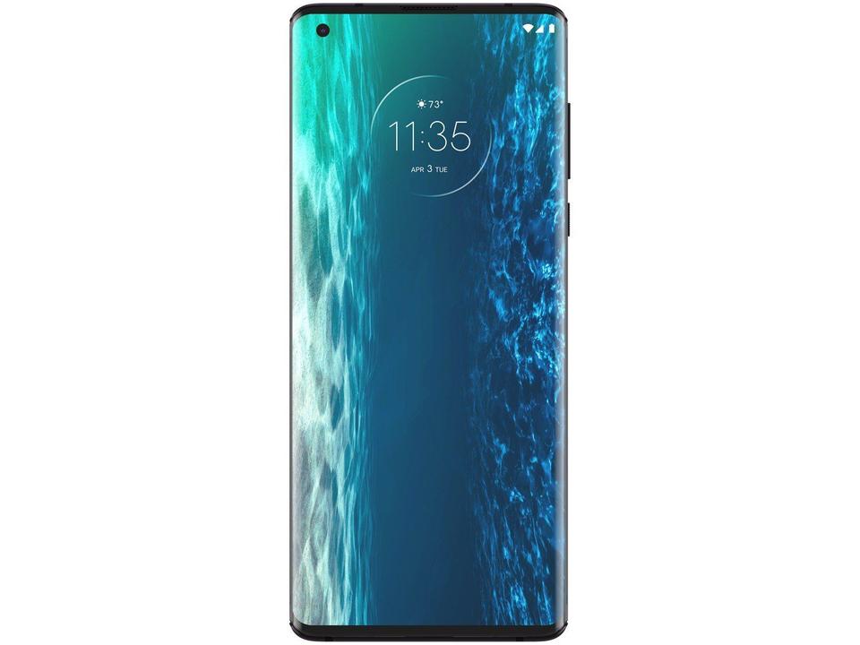 Smartphone Motorola Edge 128GB Midnight Red 5G - 6GB RAM Tela 6,7” Câm. Quádrupla + Selfie 25M - 5
