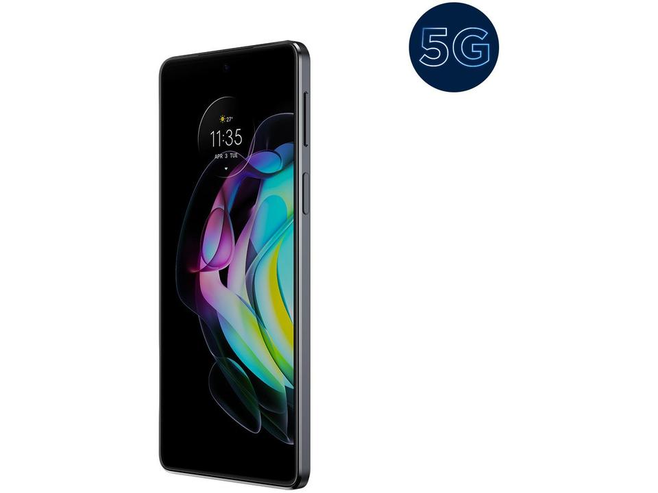 Smartphone Motorola Edge 20 128GB Preto 5G 8GB RAM Tela 6,7” Câm. Tripla + Selfie 32M - 6