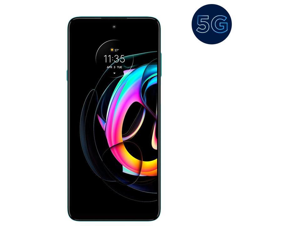 Smartphone Motorola Edge 20 Lite 128GB Verde 5G 6GB RAM Tela 6,7” Câm. Tripla + Selfie 32M - 7