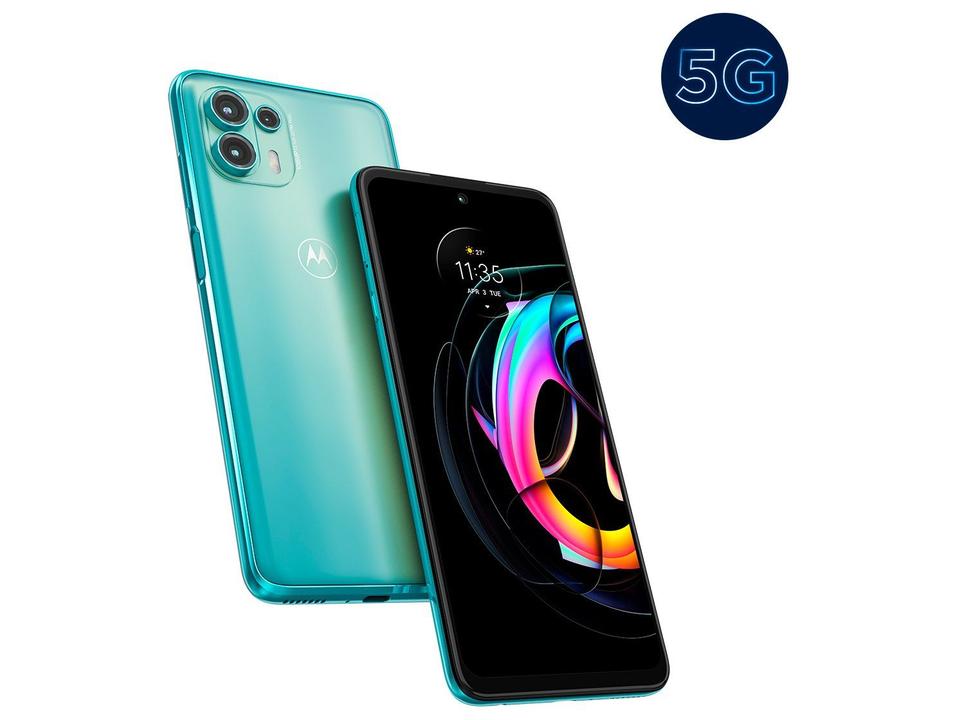 Smartphone Motorola Edge 20 Lite 128GB Verde 5G 6GB RAM Tela 6,7” Câm. Tripla + Selfie 32M - 16