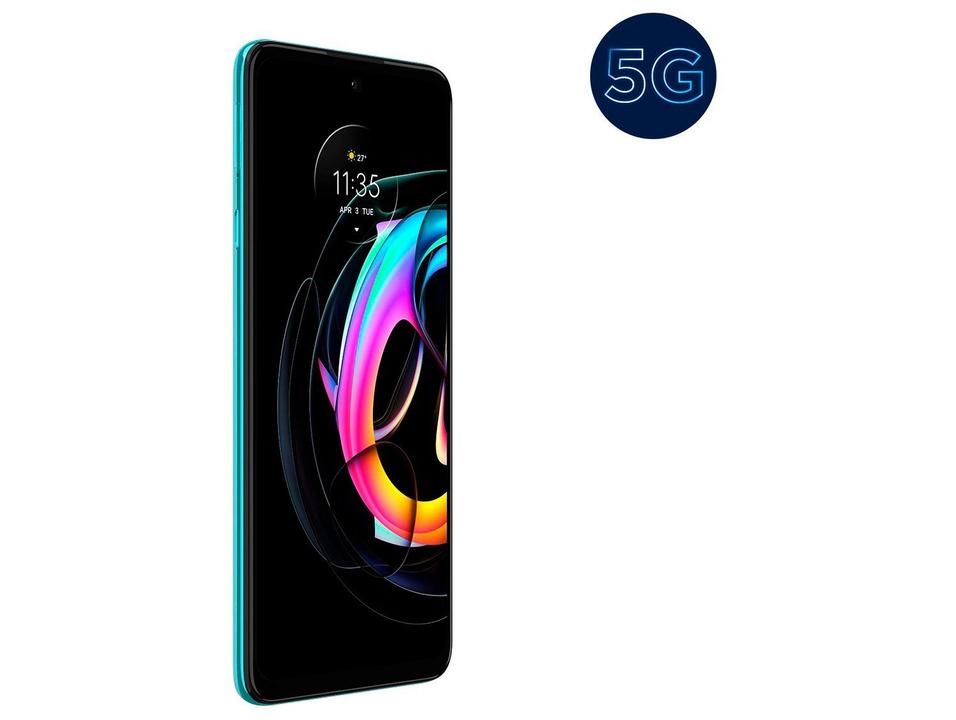 Smartphone Motorola Edge 20 Lite 128GB Verde 5G 6GB RAM Tela 6,7” Câm. Tripla + Selfie 32M - 8