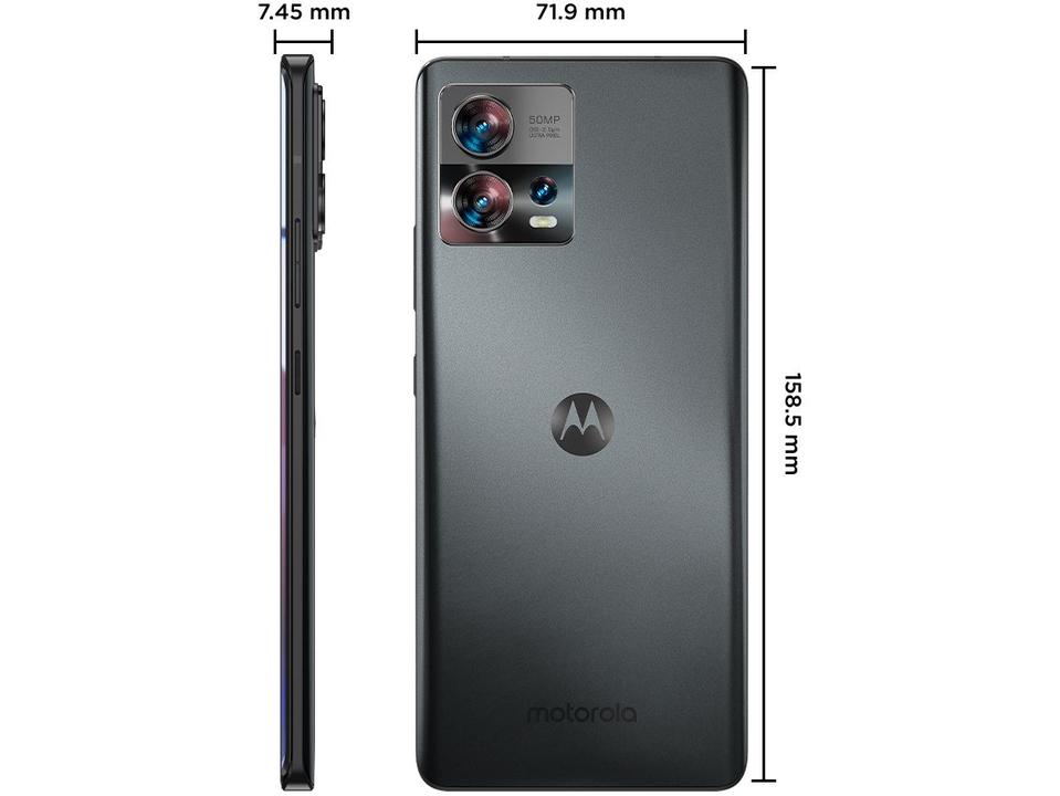 Smartphone Motorola Edge 30 Fusion 256GB Preto 5G 4GB RAM 6,6” Câm. Tripla + Selfie 32MP - 9