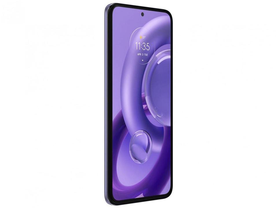 Smartphone Motorola Edge 30 Neo 256GB Lilás 5G Octa-Core 4GB RAM 6,3” Câm. Dupla + Selfie 32MP - 12