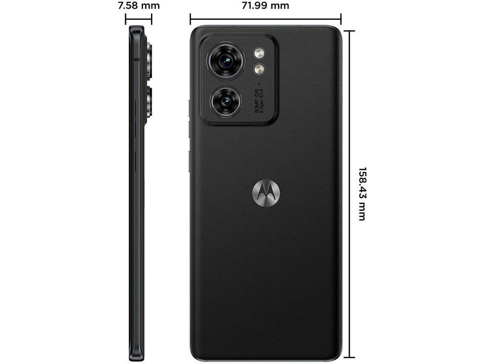 Smartphone Motorola Edge 40 256GB Preto 5G Dimensity Octa-Core 8GB RAM 6,55" Câm. Dupla + Selfie 32MP - 9