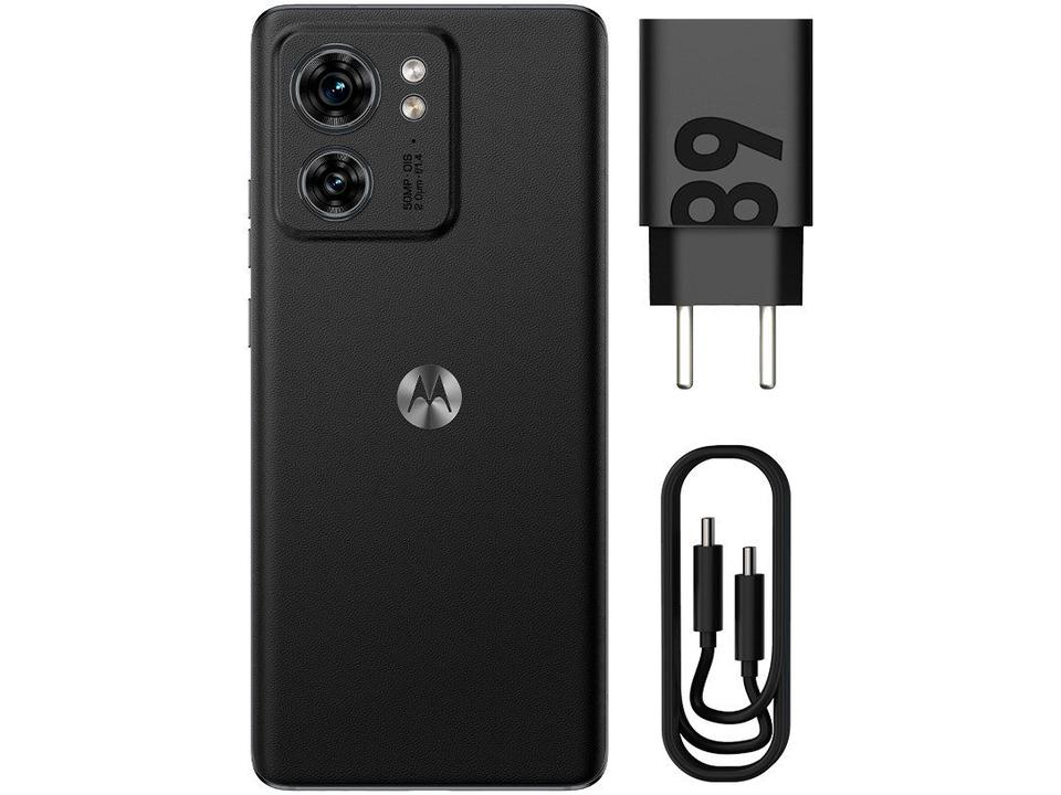 Smartphone Motorola Edge 40 256GB Preto 5G Dimensity Octa-Core 8GB RAM 6,55" Câm. Dupla + Selfie 32MP - 8
