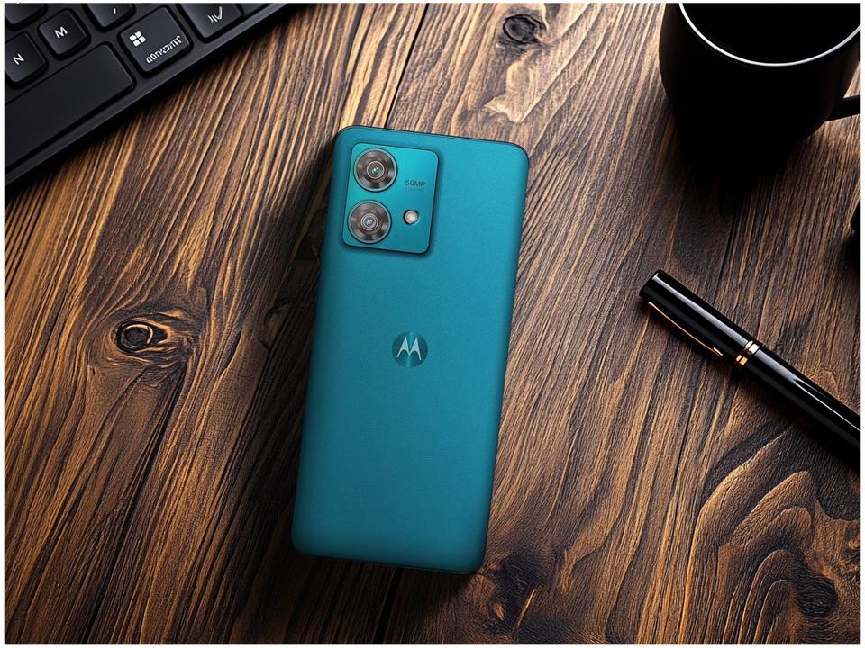 Smartphone Motorola Edge 40 Neo 256GB Caneel Bay 5G 8GB RAM 6,55" Câm. Dupla + Selfie 32MP Dual Chip - 10