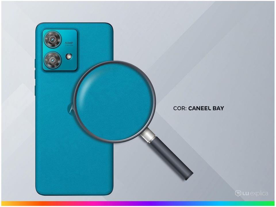 Smartphone Motorola Edge 40 Neo 256GB Caneel Bay 5G 8GB RAM 6,55" Câm. Dupla + Selfie 32MP Dual Chip - 2