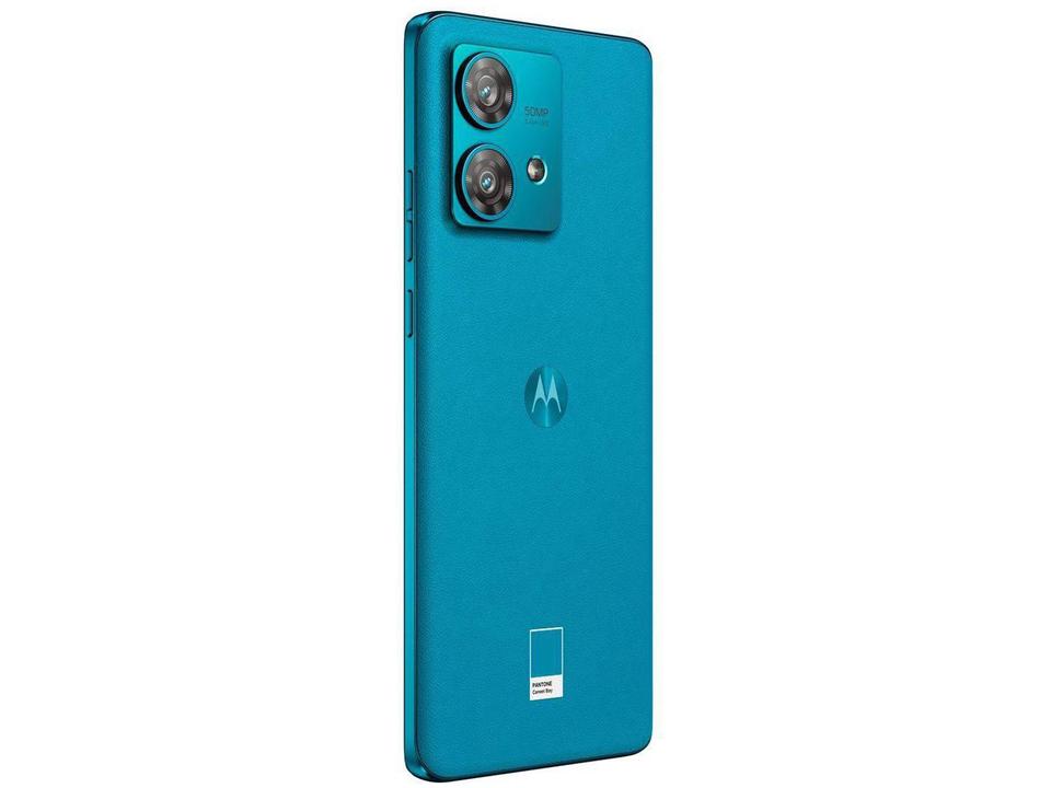 Smartphone Motorola Edge 40 Neo 256GB Caneel Bay 5G 8GB RAM 6,55" Câm. Dupla + Selfie 32MP Dual Chip - 16