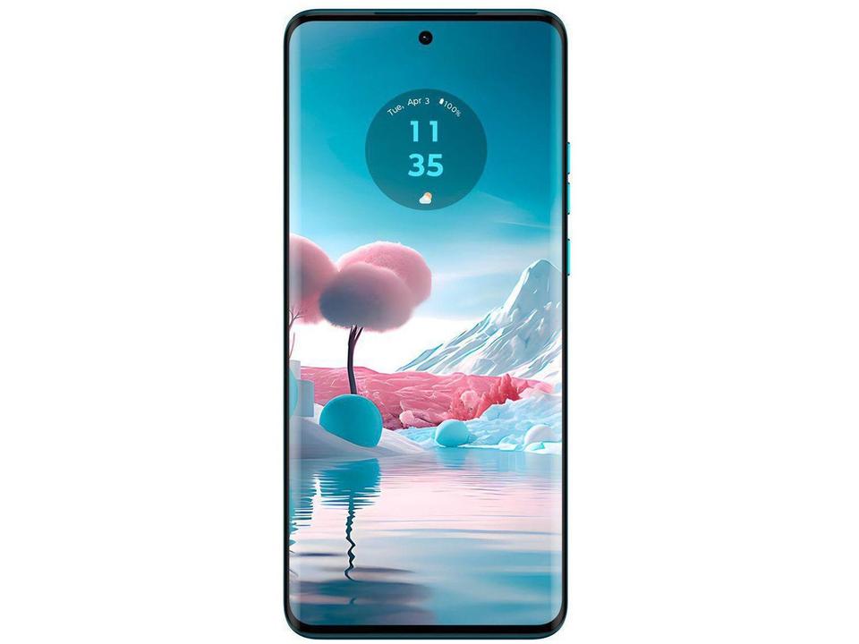 Smartphone Motorola Edge 40 Neo 256GB Caneel Bay 5G 8GB RAM 6,55" Câm. Dupla + Selfie 32MP Dual Chip - 12