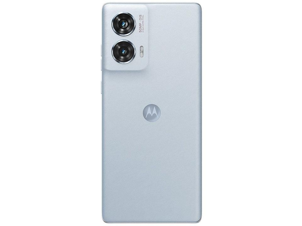 Smartphone Motorola Edge 50 Fusion 256GB Light Blue Vegan Leather 5G 8GB RAM 6,7" Câmera Sony Dupla Selfie 32MP Dual Chip - 11