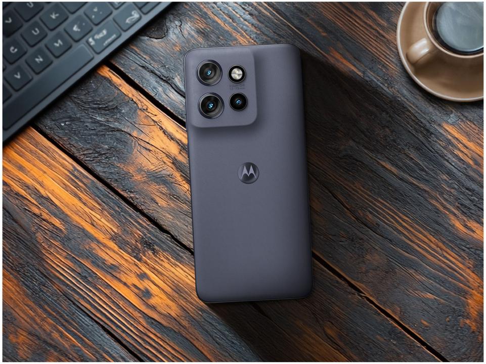 Smartphone Motorola Edge 50 Neo 256GB Grisaille (Cinza) 5G 16GB RAM 6,4" Câm. Tripla + Selfie 32MP - 6