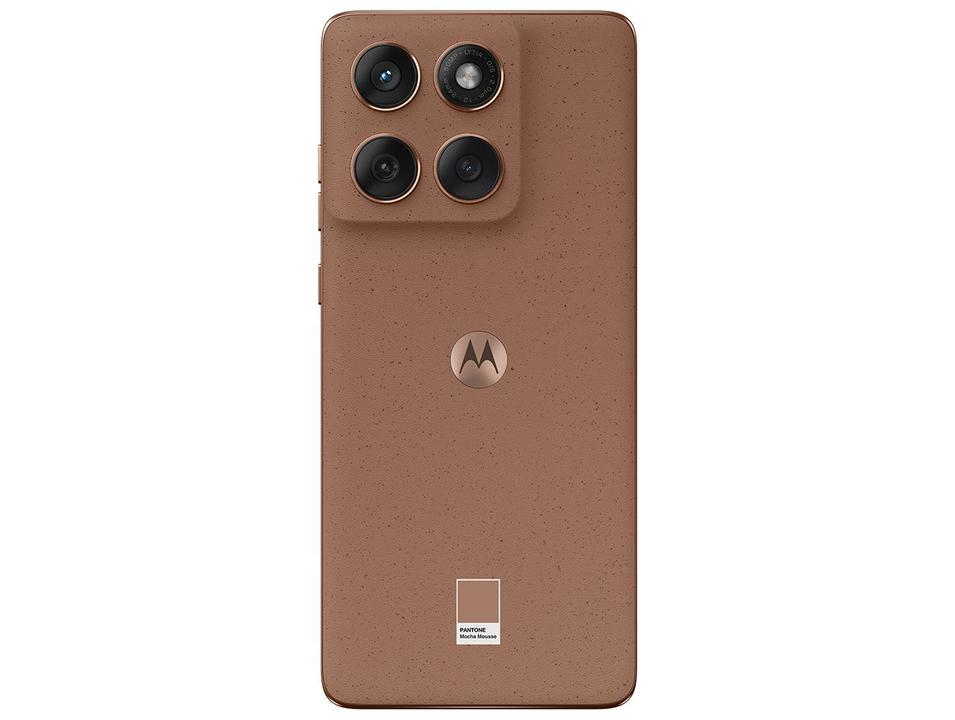Smartphone Motorola Edge 60 Fusion 256GB 5G 24GB RAM Mocha Mousse 6,7" Câm. Dupla + Selfie 32MP - 8