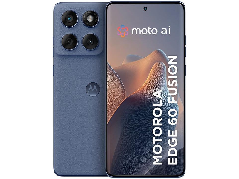 Smartphone Motorola Edge 60 Fusion 256GB Cinza 5G 8GB RAM 6,7" Câm. Dupla + Selfie 32MP - 4