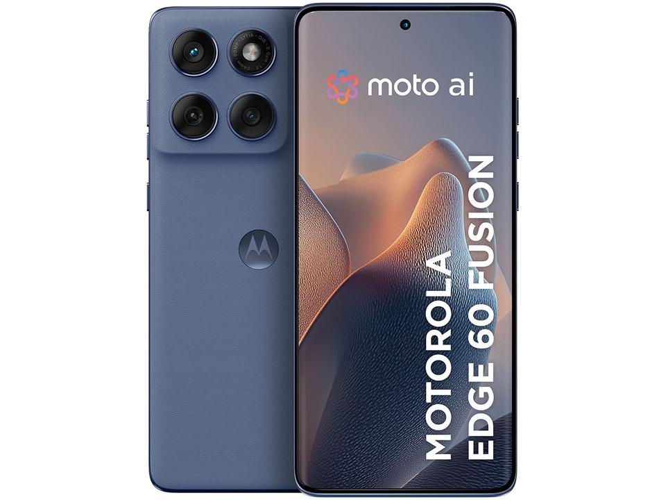 Smartphone Motorola Edge 60 Fusion 256GB Cinza 5G 8GB RAM 6,7" Câm. Dupla + Selfie 32MP - 4