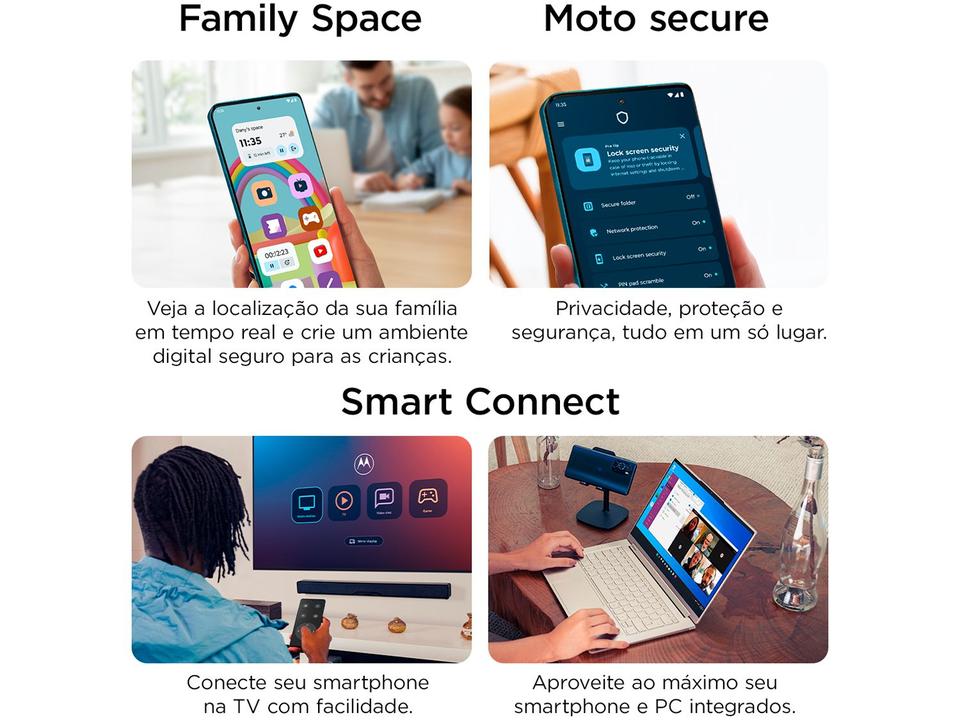 Smartphone Motorola Edge 60 Fusion 256GB Cinza 5G 8GB RAM 6,7" Câm. Dupla + Selfie 32MP - 11