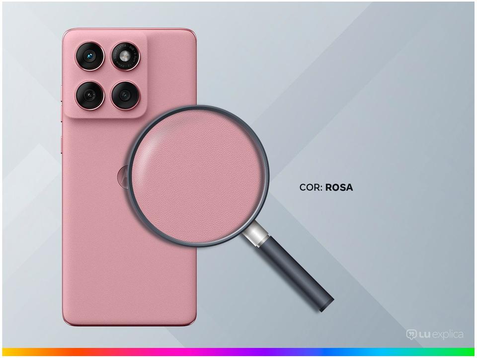 Smartphone Motorola Edge 60 Fusion 256GB Rosa 5G 8GB RAM 6,7" Câm. Dupla + Selfie 32MP - 2
