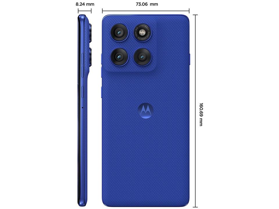 Smartphone Motorola Edge 60 Pro 256GB Azul 5G 24GB RAM 6,7" Câm. Tripla + Selfie 50MP - 8