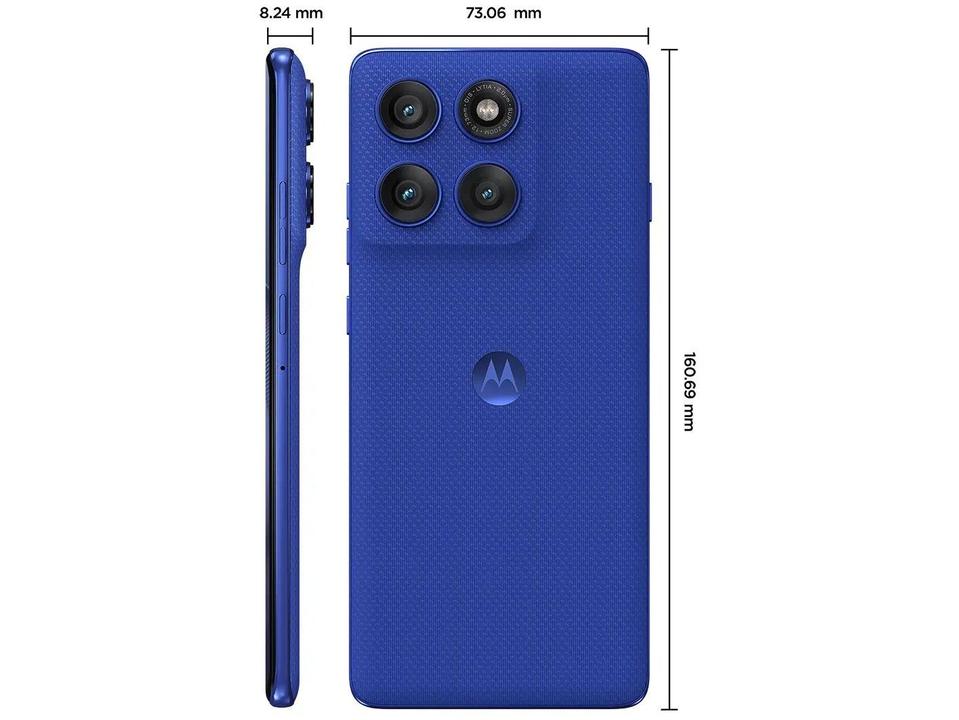 Smartphone Motorola Edge 60 Pro 256GB Azul 5G 24GB RAM 6,7" Câm. Tripla + Selfie 50MP - 9