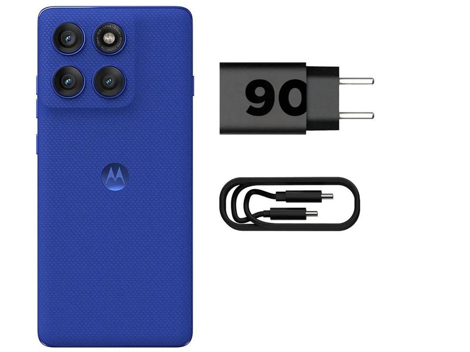 Smartphone Motorola Edge 60 Pro 256GB Azul 5G 24GB RAM 6,7" Câm. Tripla + Selfie 50MP - 10