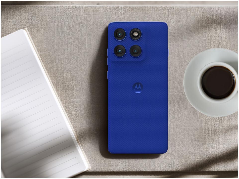 Smartphone Motorola Edge 60 Pro 256GB Azul 5G 24GB RAM 6,7" Câm. Tripla + Selfie 50MP - 3