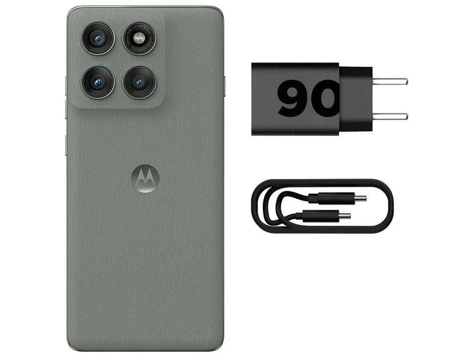 Smartphone Motorola Edge 60 Pro 512GB Cinza 5G 24GB RAM 6,7" Câm. Tripla + Selfie 50MP - 8