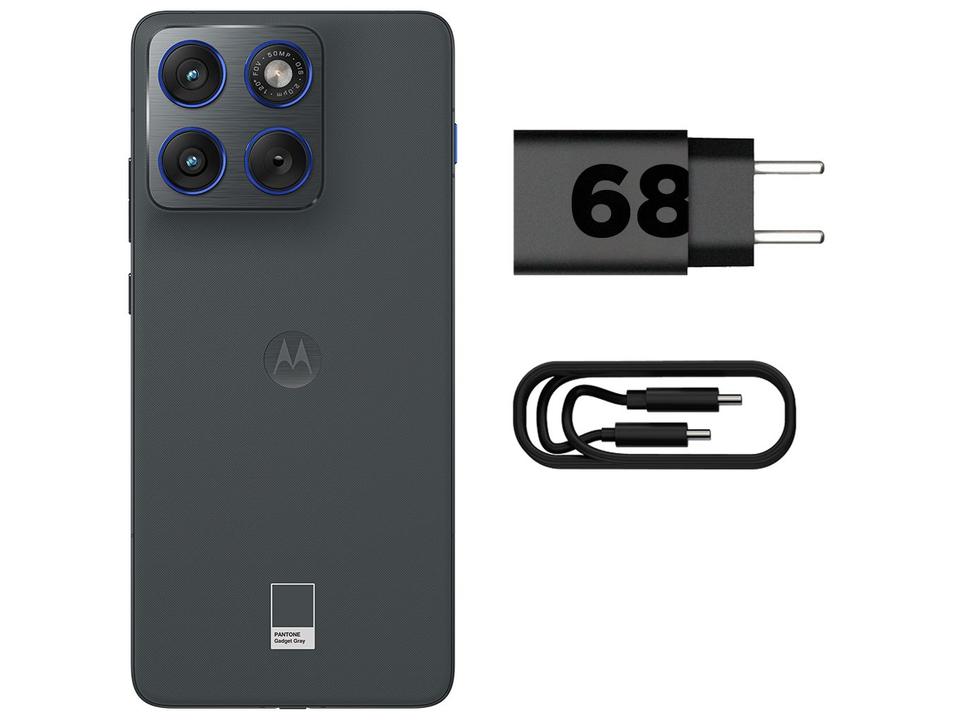 Smartphone Motorola Edge 70 256GB 5G 16GB RAM Cinza 6,7" Câm. Tripla + Selfie 50MP - 11
