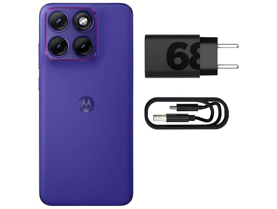 Smartphone Motorola Edge 70 Fusion+ 512GB 5G 12GB RAM+12GB RAM Boost Roxo 6,8" Câm. Tripla Selfie 50MP - 7