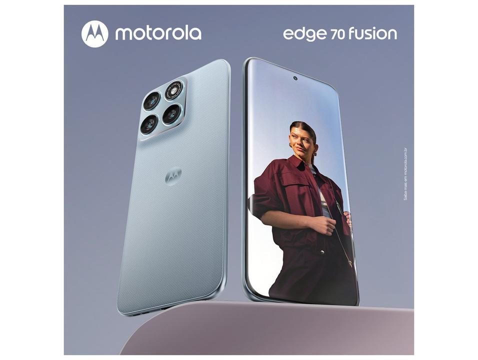 Smartphone Motorola Edge 70 Fusion 5G 256GB 24GB (8GB RAM + 16GB RAM Boost) Câmera 50MP Sony Lytia 710 Tela 1.5K Extreme Amoled 144Hz - 4