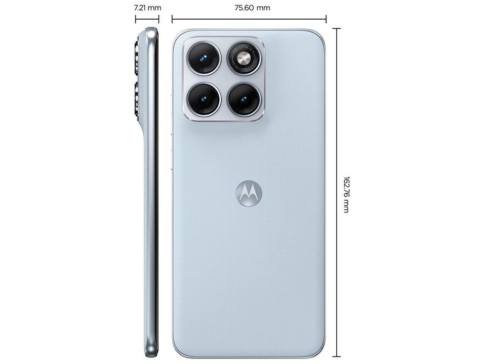 Smartphone Motorola Edge 70 Fusion 5G 256GB 24GB (8GB RAM + 16GB RAM Boost) Câmera 50MP Sony Lytia 710 Tela 1.5K Extreme Amoled 144Hz - 9