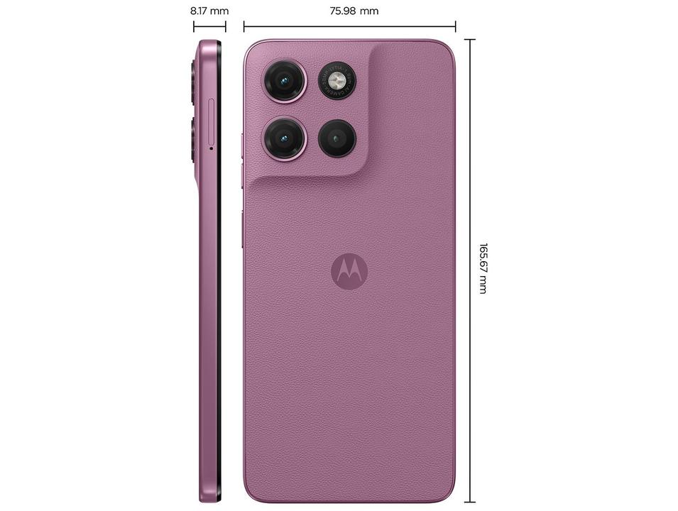 Smartphone Motorola G17 256GBGB 12GB RAM Rosa 6,7" Câm. Tripla + Selfie 32MP - 8